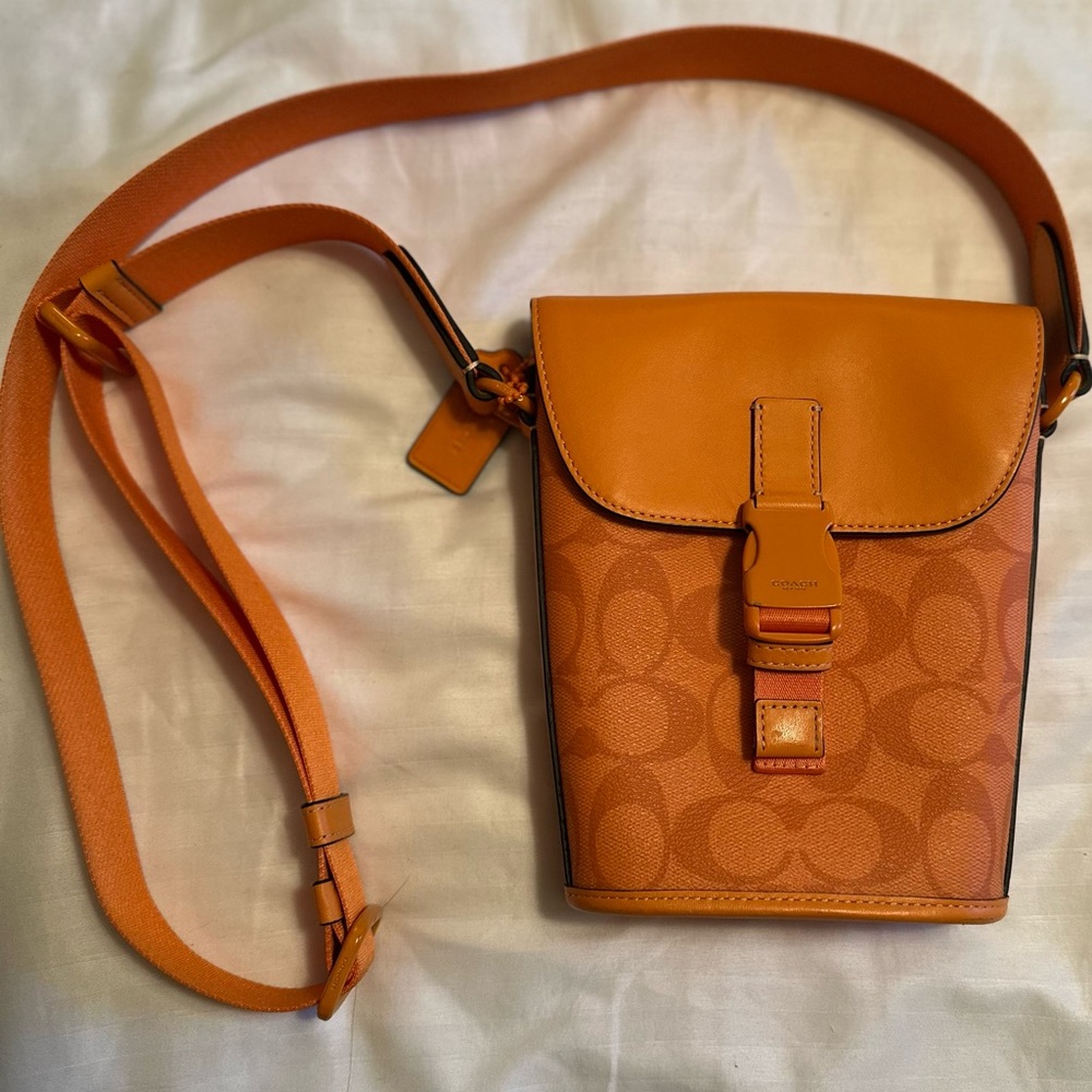 COACH Track Small Flap Crossbody